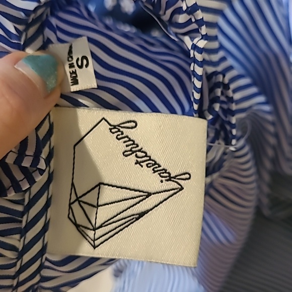 Blue and White Stripped Top - Picture 7 of 7